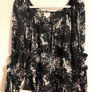 Parker 100% silk top